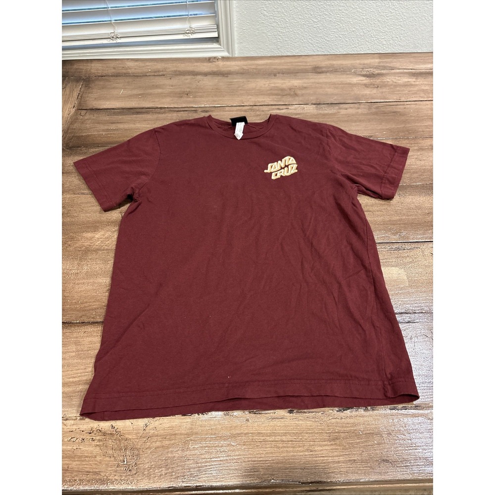 The Original Santa Cruz Burgundy T- Shirt Youth / Womens Size XL skateboards